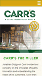 Mobile Screenshot of carrs-flourmills.co.uk